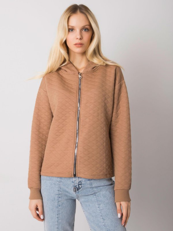 Bluza-RV-BL-7449.66-camelowy rozmiar - L/XL