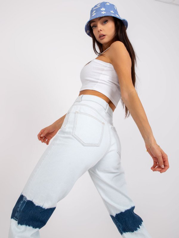 Spodnie jeans-RO-SP-PNT-N10.50P-jasny niebieski rozmiar - 44