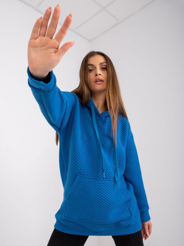 Bluza-RV-BL-7487.66-ciemny niebieski rozmiar - L/XL