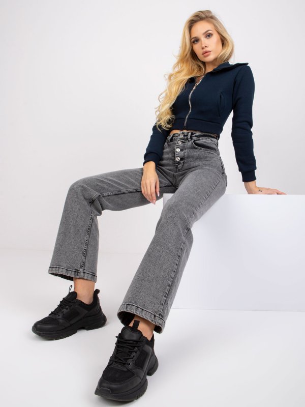 Spodnie jeans-MR-SP-357.04P-ciemny szary rozmiar - 25