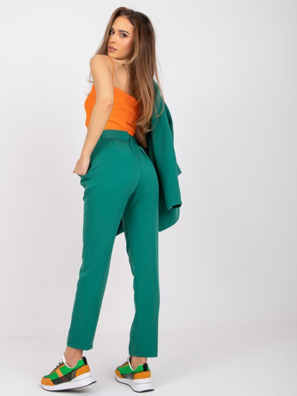 Spodnie-DHJ-SP-12787.21X-zielony rozmiar - 2XL