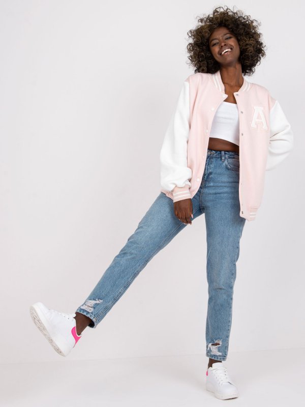 Bluza-EM-BL-697.88-jasny różowy rozmiar - L/XL