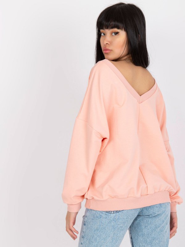 Bluza-FA-BL-7754.55P-brzoskwiniowy rozmiar - ONE SIZE