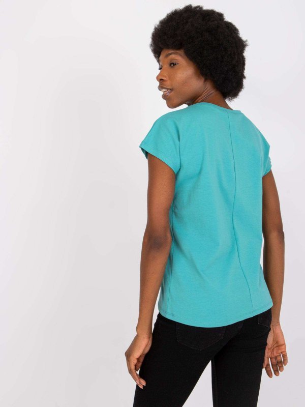 T-shirt-AP-TS-A-004-turkusowy rozmiar - S