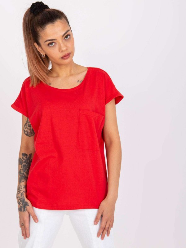 T-shirt-TW-TS-1001.30X-czerwony rozmiar - M