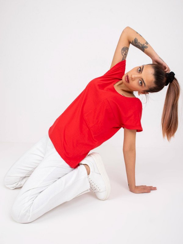 T-shirt-TW-TS-1001.30X-czerwony rozmiar - XL