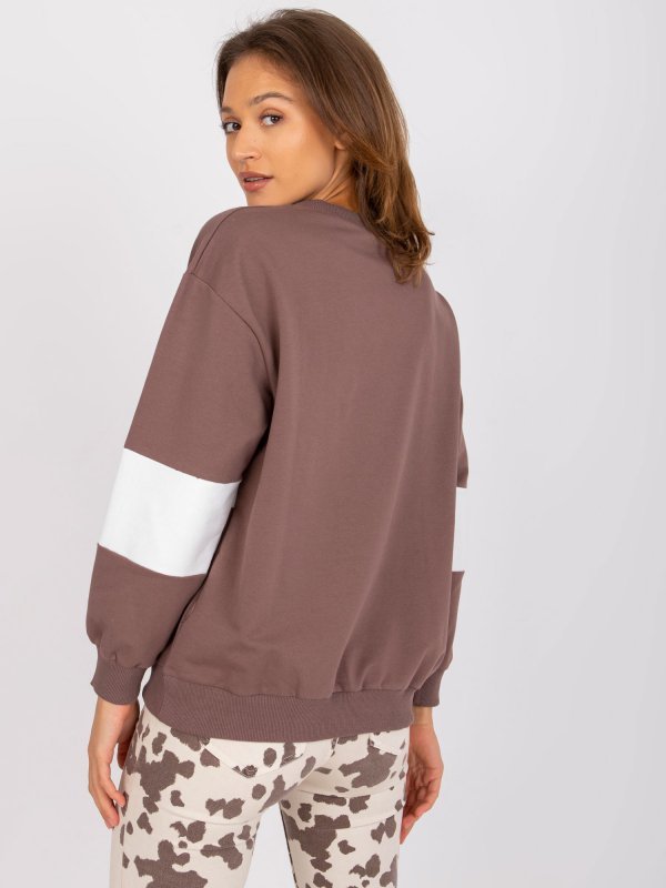 Bluza-FA-BL-7629.19P-brązowy rozmiar - ONE SIZE
