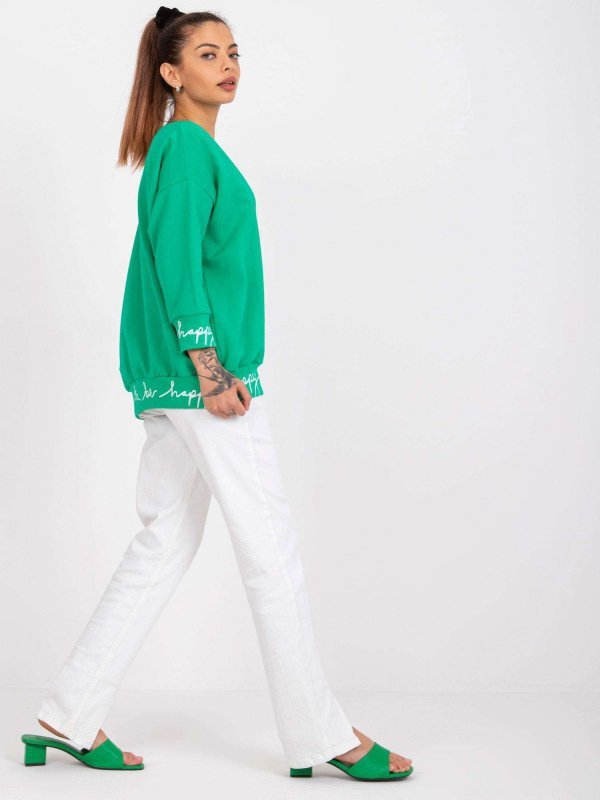 Bluza-RV-BL-5978.06P-zielony rozmiar - ONE SIZE