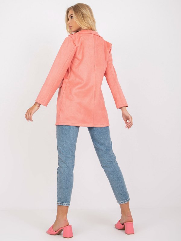 Marynarka-DHJ-MA-15286.88-brzoskwiniowy rozmiar - XL