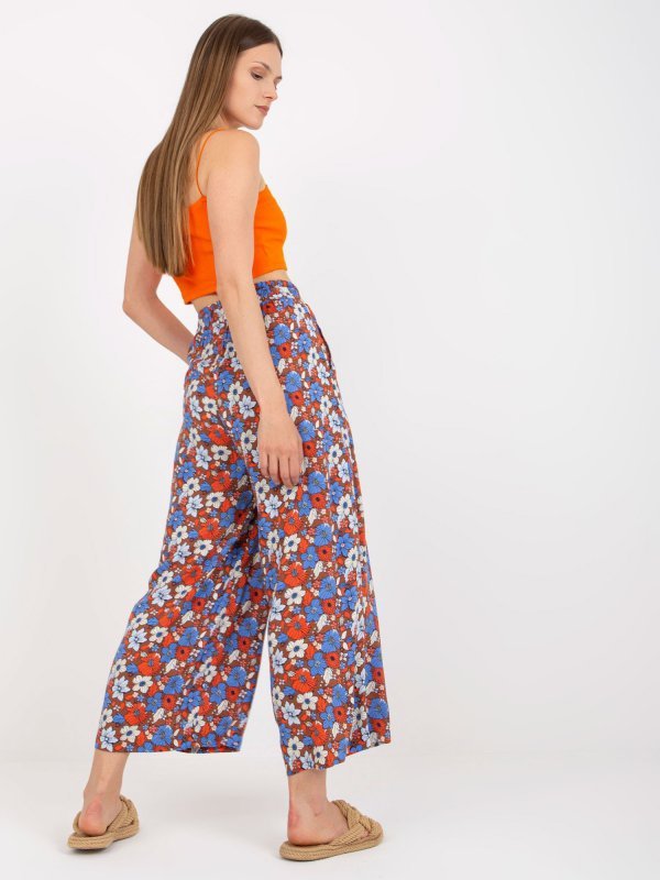 Spodnie-D73781M62237A-brązowy rozmiar - XL