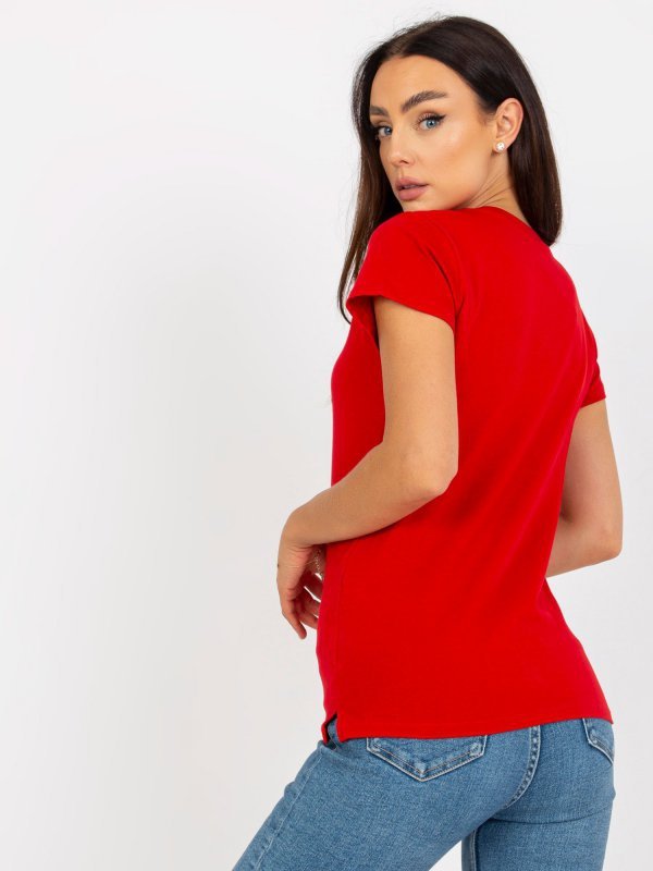T-shirt-B-012.79P-czerwony rozmiar - XS