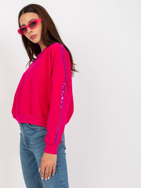 Bluza-RV-BL-8067.88-fuksjowy rozmiar - S/M