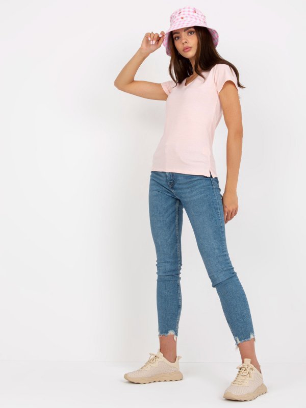 T-shirt-B-012.48P-jasny różowy rozmiar - S