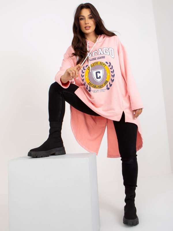 Bluza-FA-BL-8107.39-jasny różowy rozmiar - ONE SIZE