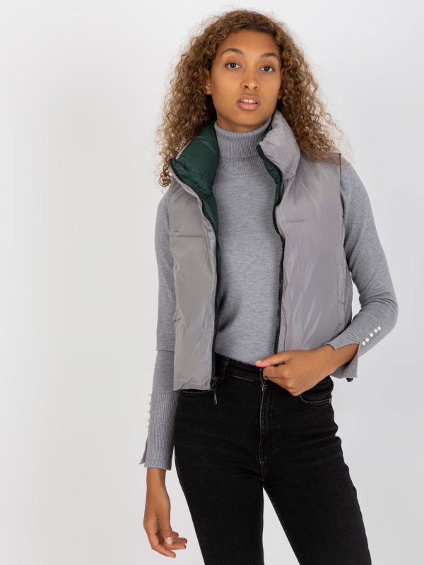 Kamizelka-NM-KZ-D2-3836-33/-61.43P-ciemny zielony rozmiar - XL