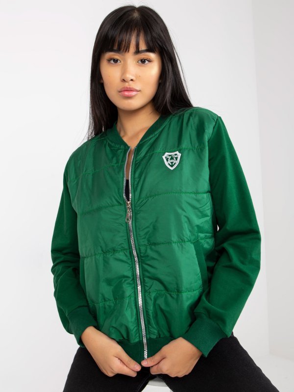 Bluza-RV-BL-8229.69P-ciemny zielony rozmiar - S/M