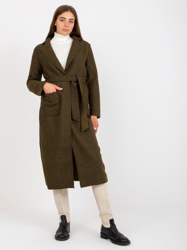 Płaszcz-TW-PL-BI-5220.63-khaki rozmiar - ONE SIZE
