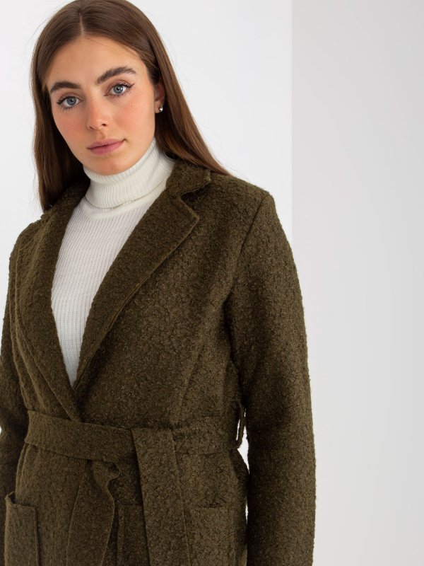 Płaszcz-TW-PL-BI-5220.63-khaki rozmiar - ONE SIZE