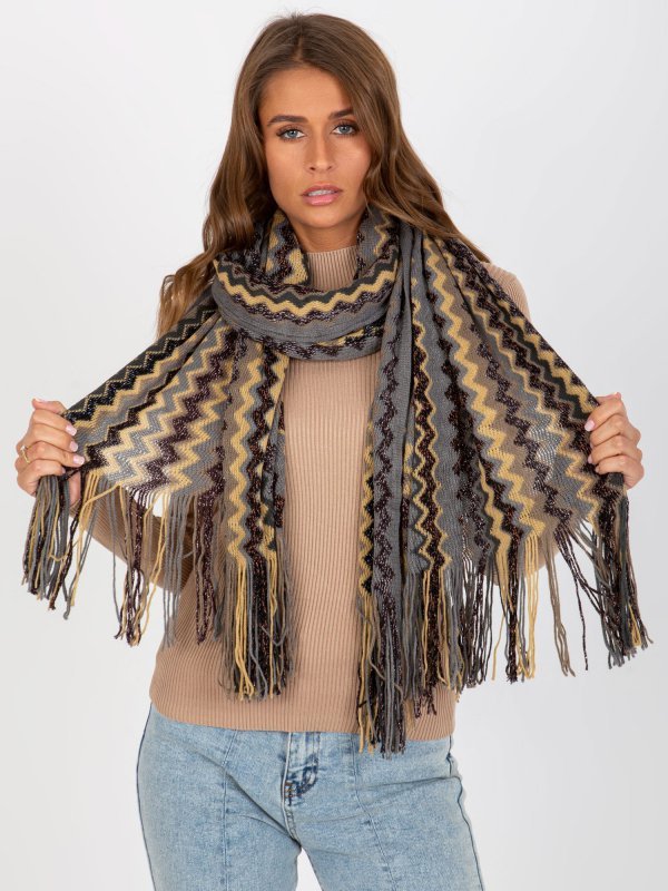 Szalik-AT-SZ-2799.12X-szary rozmiar - ONE SIZE