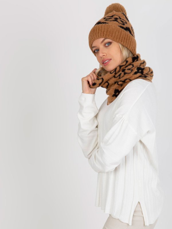 Komin-AT-KM-CM-331.87-camelowy rozmiar - ONE SIZE