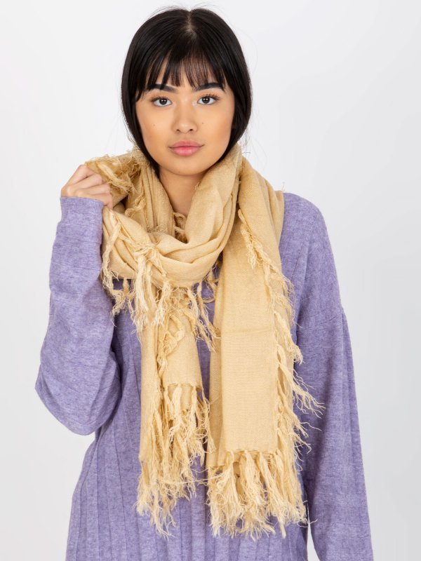 Szalik-AT-SZ-1285.65P-beżowy rozmiar - ONE SIZE
