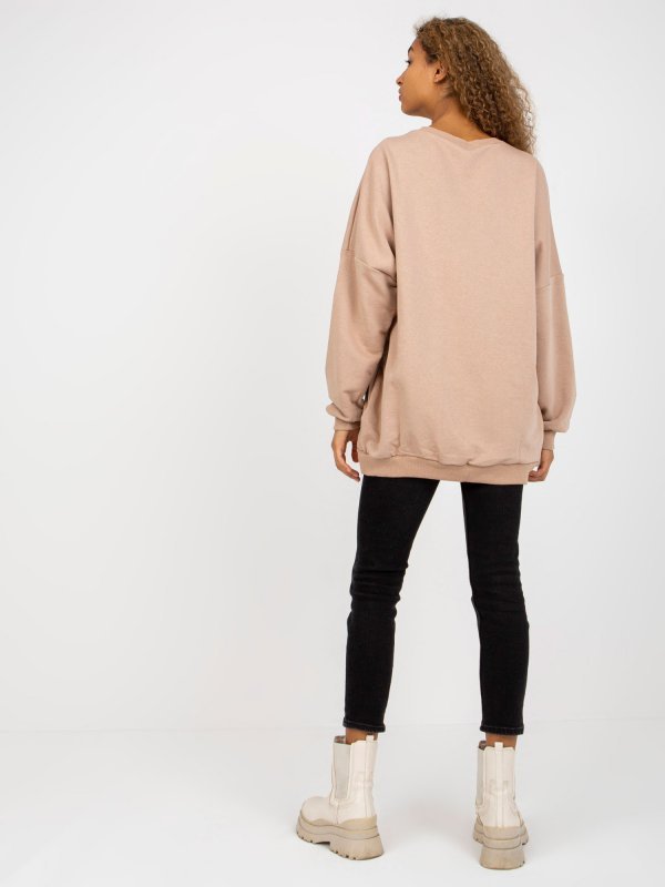 Bluza-FA-BL-8137.76P-beżowy rozmiar - ONE SIZE