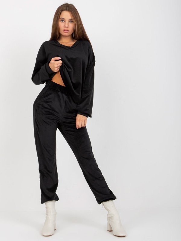 Bluzka-RP-BZ-8188.64P-czarny rozmiar - S/M