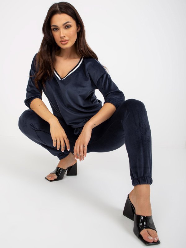 Komplet-RV-KMPL-8285.82-granatowy rozmiar - L/XL