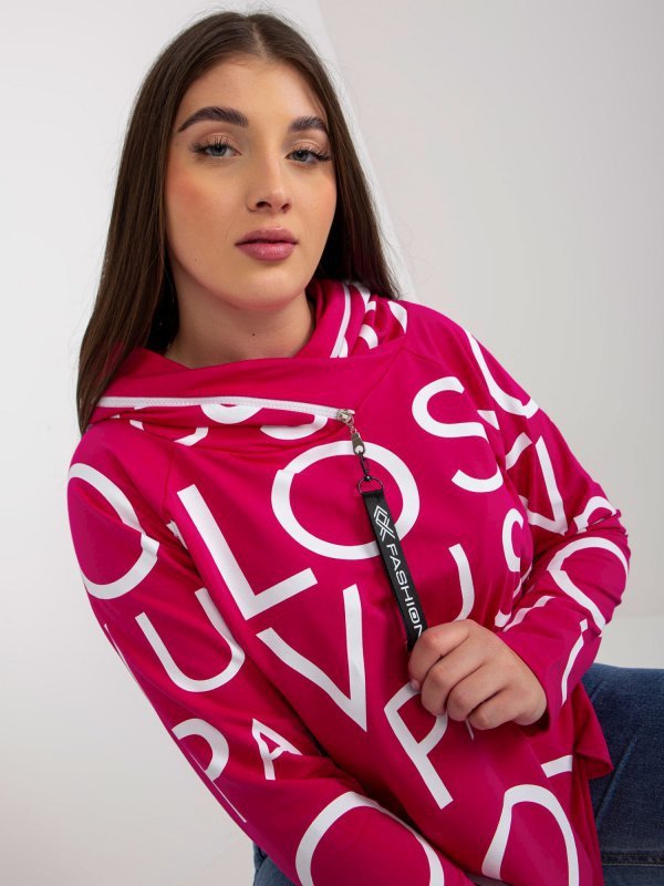 Bluza-RV-BL-5056-1.95-fuksjowy rozmiar - ONE SIZE