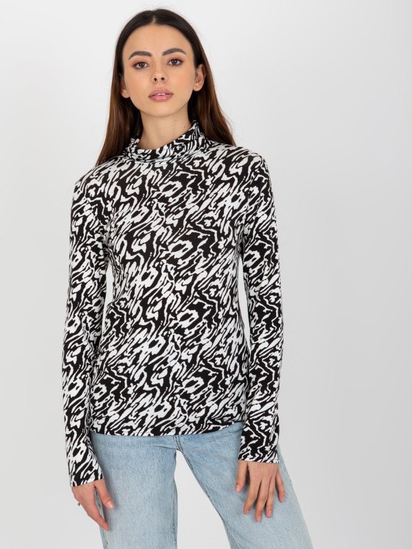 Bluzka-LK-BZ-509197-1.51P-biało-czarny rozmiar - L/XL
