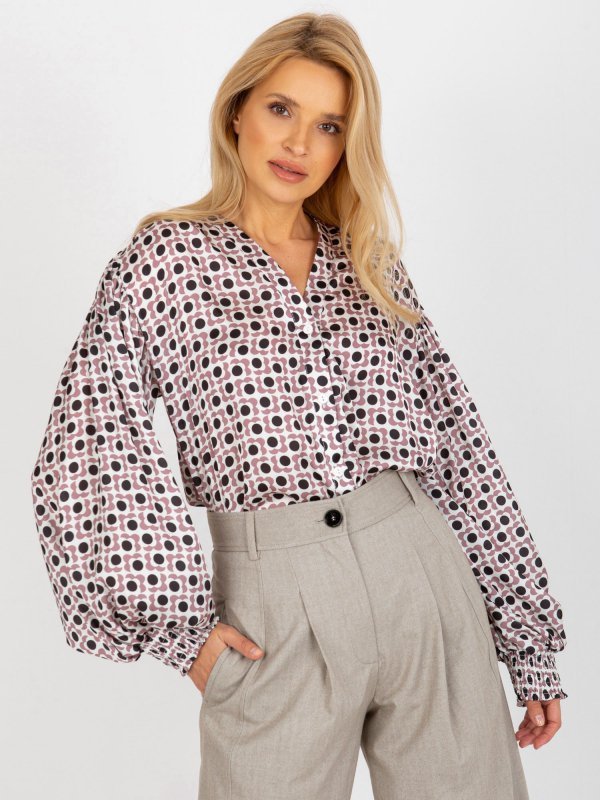 Koszula-LK-KS-509017.64-ciemny różowy rozmiar - L/XL