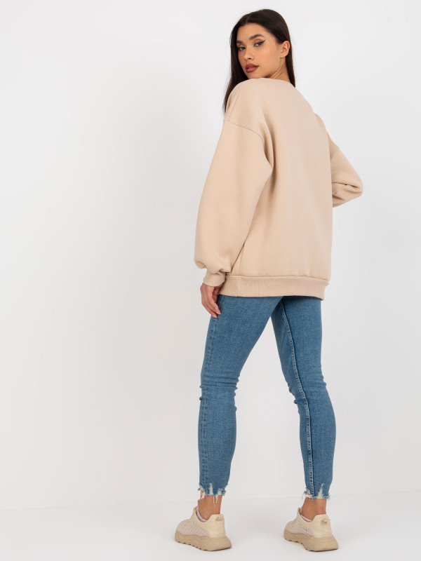 Bluza-EM-BL-760.01-beżowy rozmiar - ONE SIZE