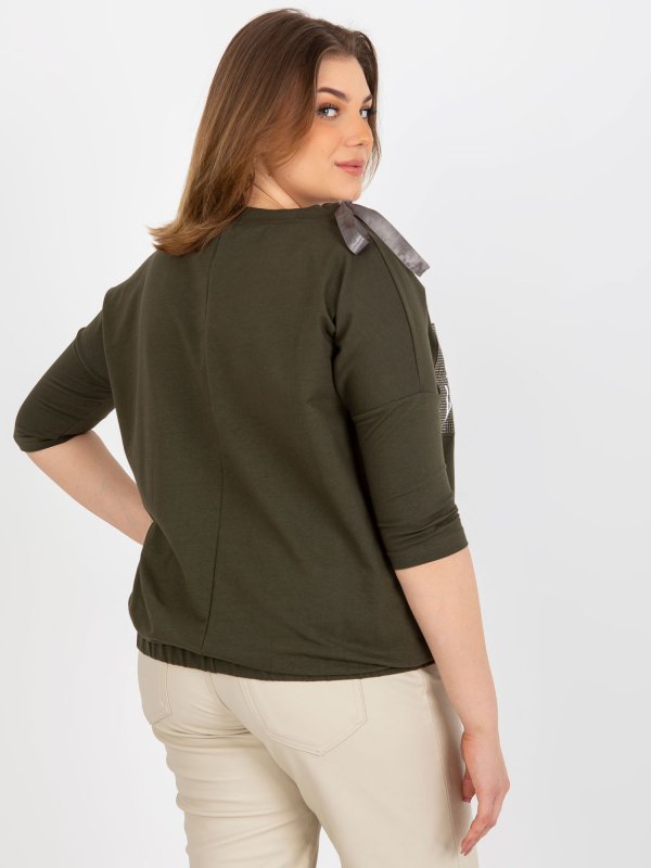Bluzka-EM-BZ-HW-20-478.42P-khaki rozmiar - M