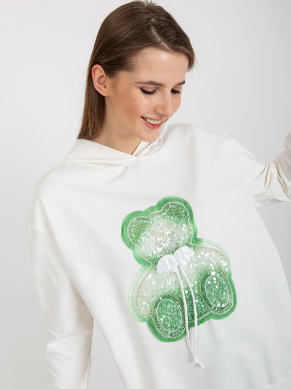 Bluza-FA-BL-8436.40-ecru rozmiar - ONE SIZE