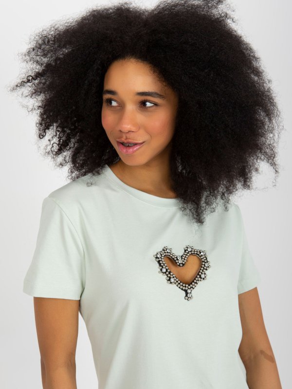 T-shirt-FA-TS-8470.03X-mietowy rozmiar - ONE SIZE