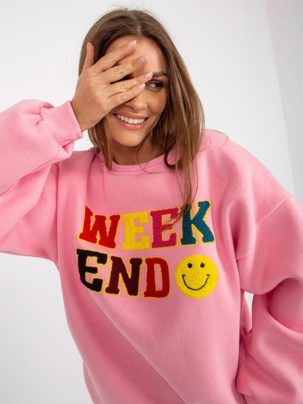Bluza-EM-BL-617-6.07P-różowy rozmiar - ONE SIZE