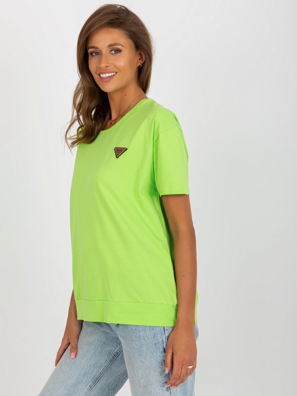 Bluzka-RV-BZ-8826.22-limonkowy rozmiar - S/M
