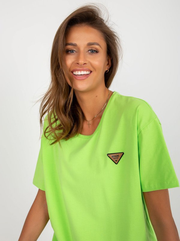 Bluzka-RV-BZ-8826.22-limonkowy rozmiar - L/XL