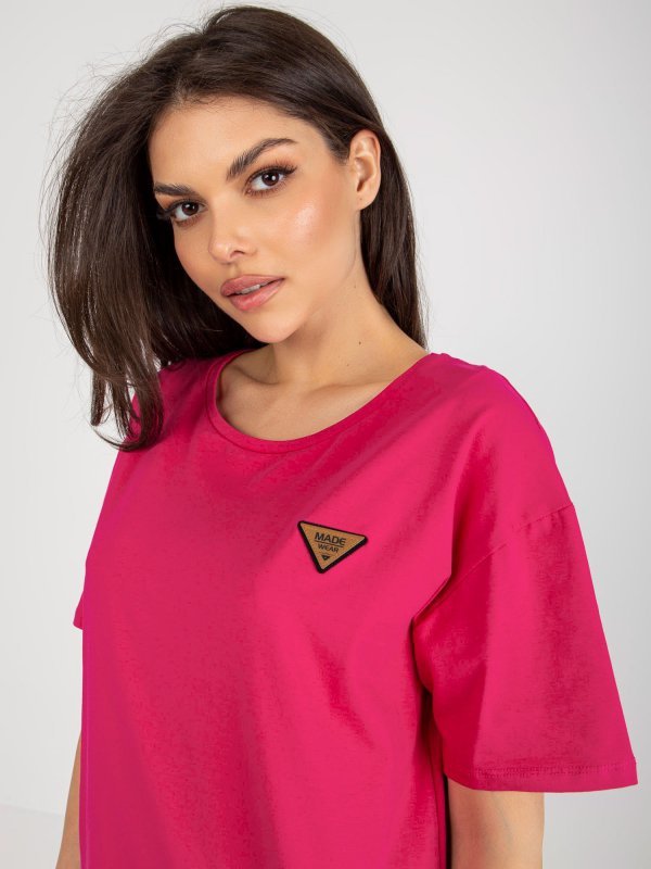 Bluzka-RV-BZ-8826.22-fuksjowy rozmiar - L/XL