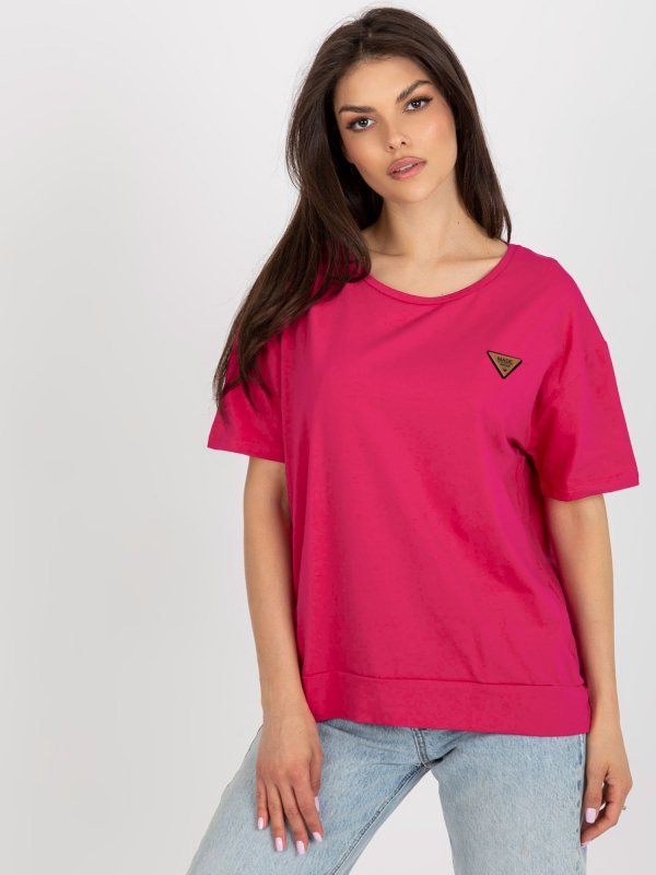 Bluzka-RV-BZ-8826.22-fuksjowy rozmiar - L/XL