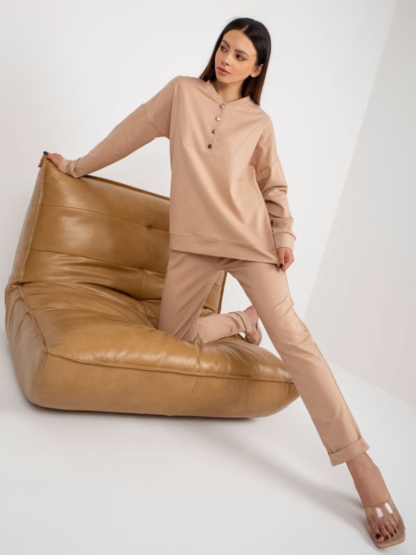 Komplet-LK-KMPL-509291.57-camelowy rozmiar - S/M