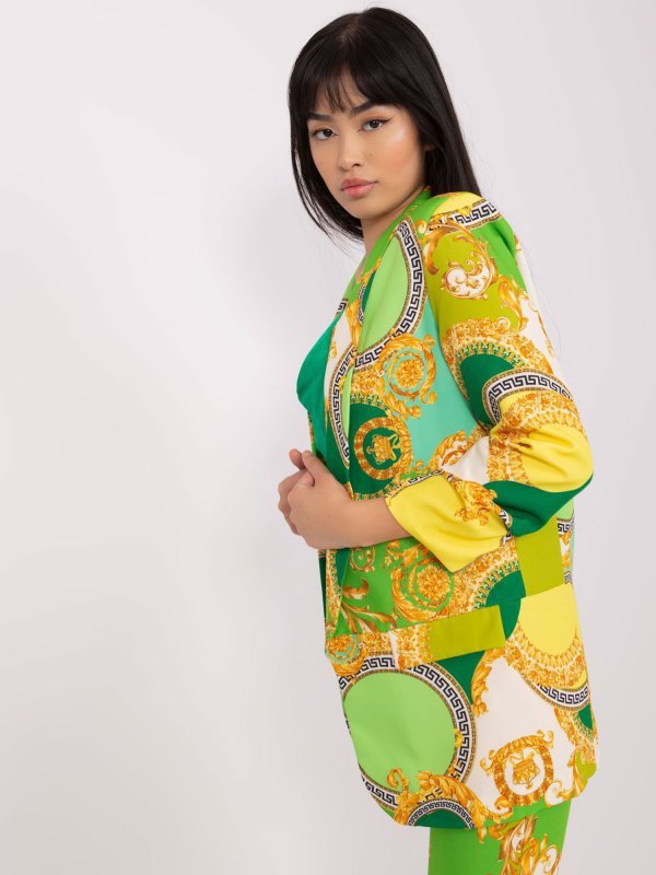 Marynarka-DHJ-MA-7684B-3.95P-zielony rozmiar - XL