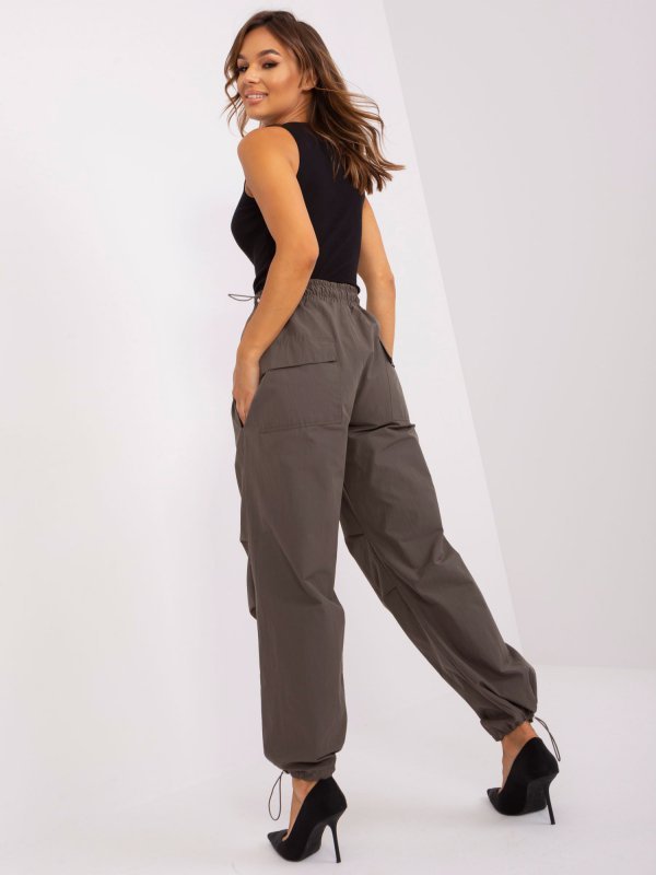 Spodnie-TW-SP-OB056.86P-khaki rozmiar - L