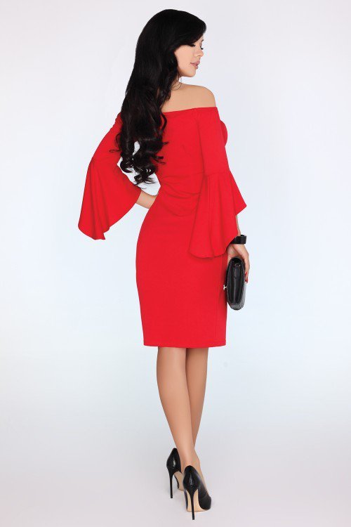 Sukienka Yolandena Red 1734 rozmiar - L