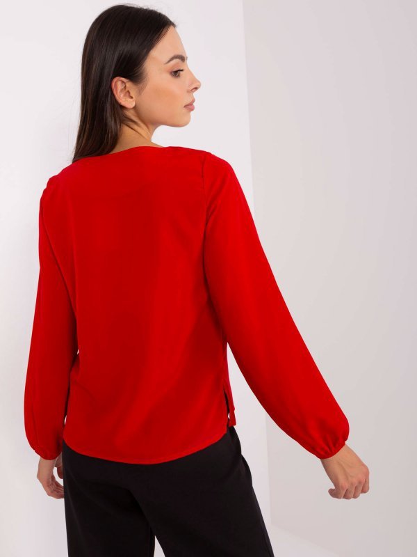 Bluzka-LK-BZ-506673.36-czerwony rozmiar - 40