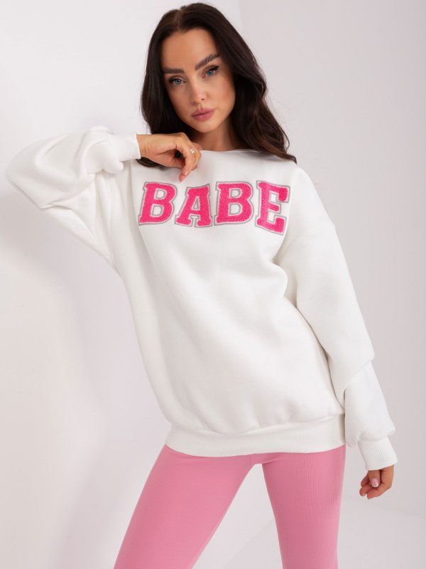 Bluza-EM-BL-617-11.32-ecru rozmiar - ONE SIZE