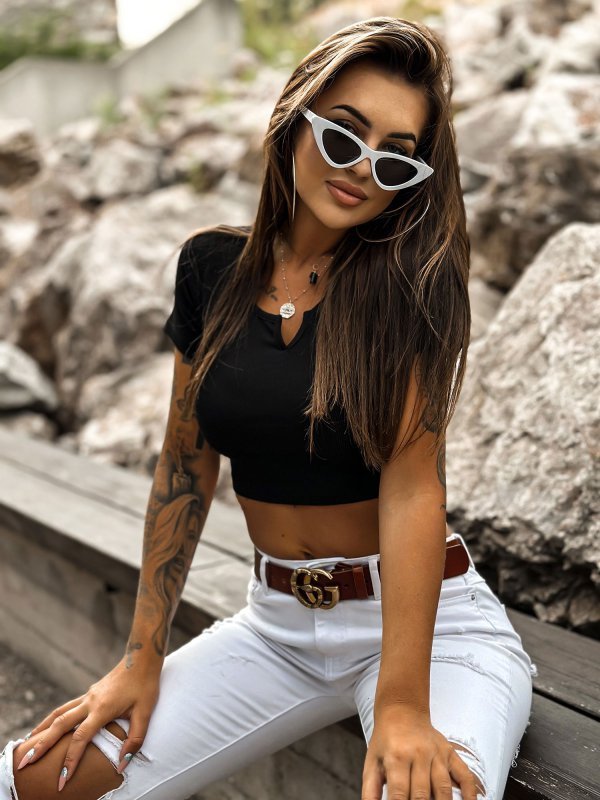 Bluzka-TW-BZ-2100.58P-czarny rozmiar - S