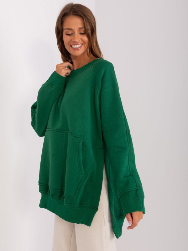 Bluza-EM-BL-664.98P-ciemny zielony rozmiar - ONE SIZE