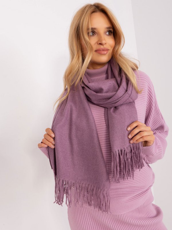 Szalik-AT-SZ-23185.93P-fioletowy rozmiar - ONE SIZE