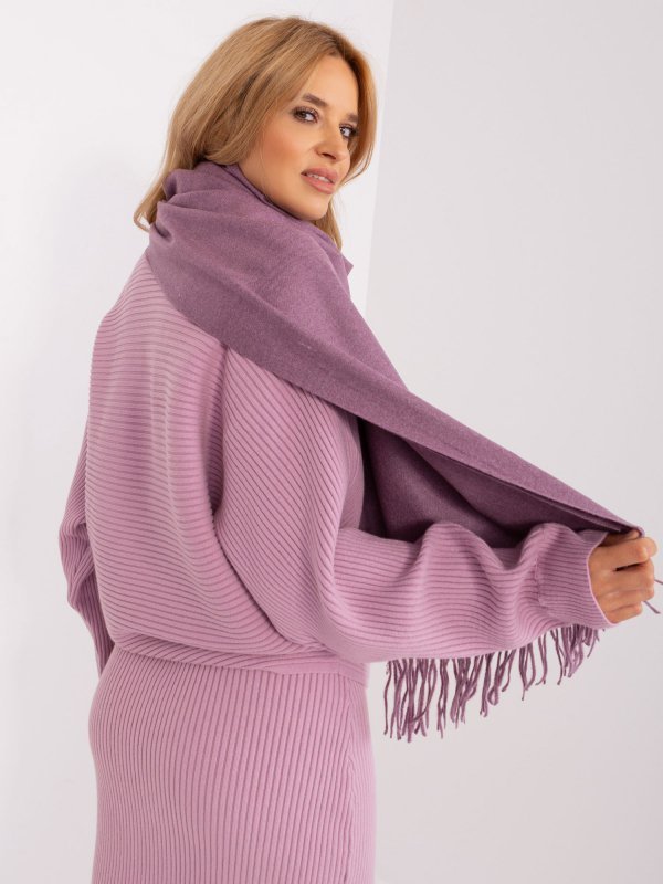 Szalik-AT-SZ-23185.93P-fioletowy rozmiar - ONE SIZE